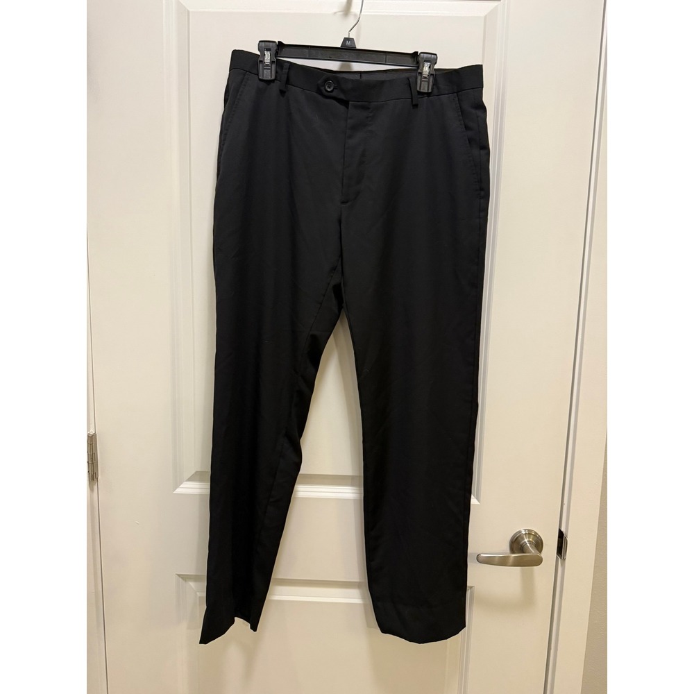 Pronto Uomo Black Men's Dress Pants